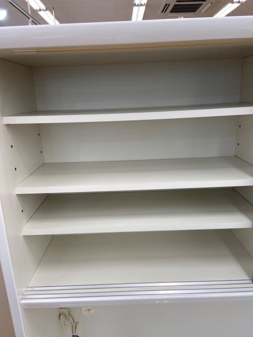 松田家具 (マツダカグ) レンジボード ホワイト 280 2枚扉