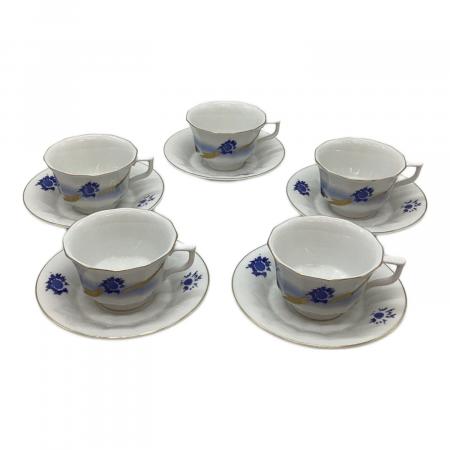 【美品】ロイヤルコペンハーゲン×絹谷幸二 カップ&ソーサー5客セット ROYAL COPENHAGEN (ロイヤル・コペンハーゲン) カップ&ソーサー 絹谷