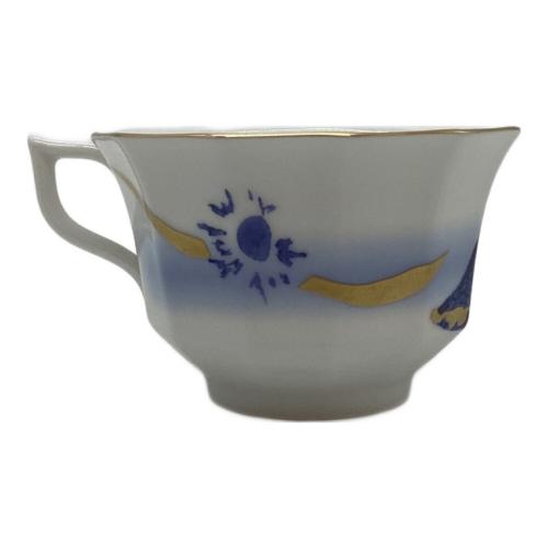 ROYAL COPENHAGEN (ロイヤル・コペンハーゲン) カップ&ソーサー 絹谷幸二 日月天祥富嶽 5Pセット