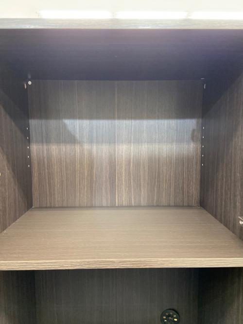 レンジボード ダークブラウン 285 2枚扉