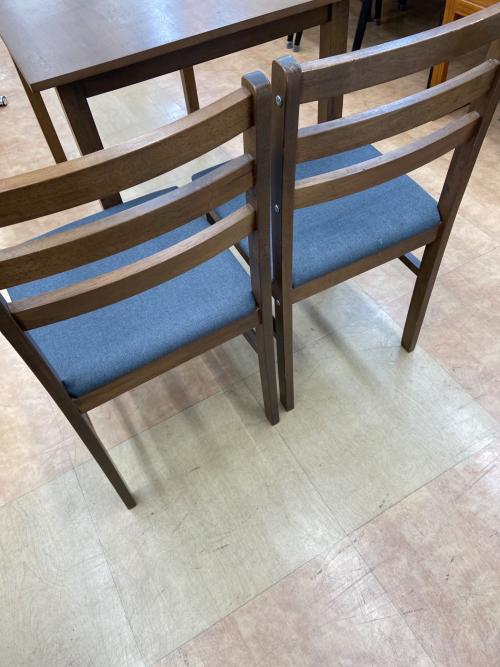 ダイニング3点セット ブラウン×グレー 187