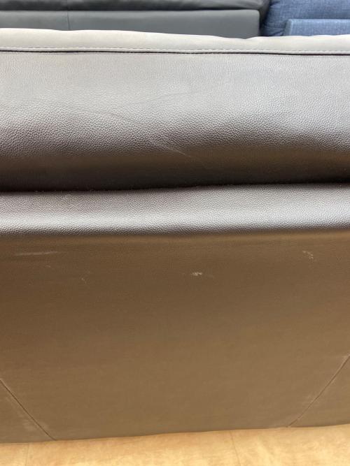 3人掛けソファー ブラウン 合皮