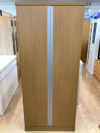 サンコウ ワードローブ ナチュラル W794-D580-H1830(mm) 木製