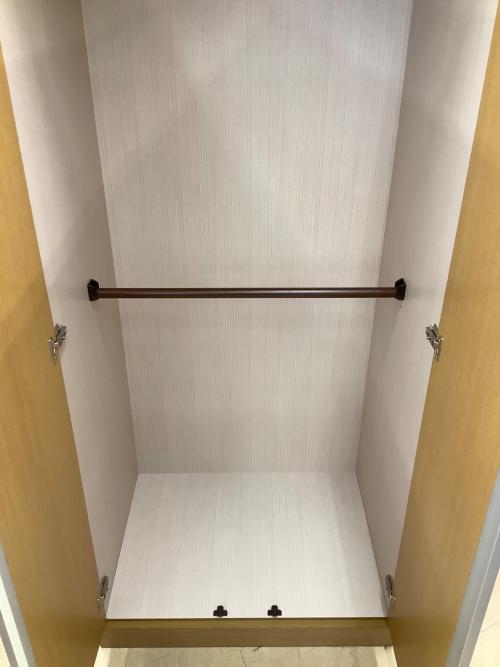 サンコウ ワードローブ ナチュラル W794-D580-H1830(mm) 木製