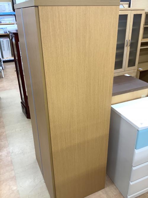 サンコウ ワードローブ ナチュラル W794-D580-H1830(mm) 木製