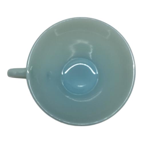 Fire King (ファイヤーキング) ヴィンテージカップ&ソーサー ターコイズブルー 1956年～1960年代