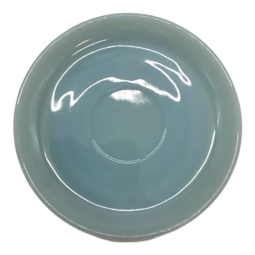 Fire King (ファイヤーキング) ヴィンテージカップ&ソーサー ターコイズブルー 1956年～1960年代