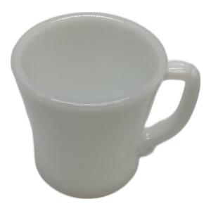 Fire King (ファイヤーキング) ヴィンテージマグカップ ホワイト Dハンドルマグ 1956年～1960年代