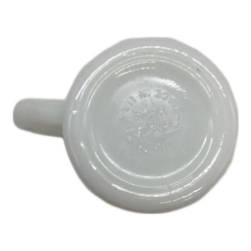 Fire King (ファイヤーキング) ヴィンテージマグカップ ホワイト Dハンドルマグ 1956年～1960年代