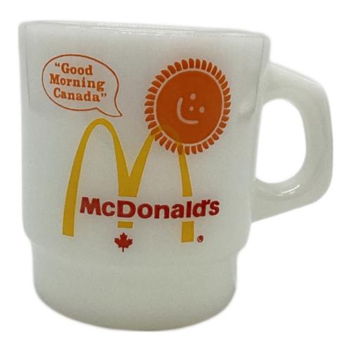 Fire King (ファイヤーキング) ヴィンテージスタッキングマグカップ ホワイト Mcdonald's 1960～1976年