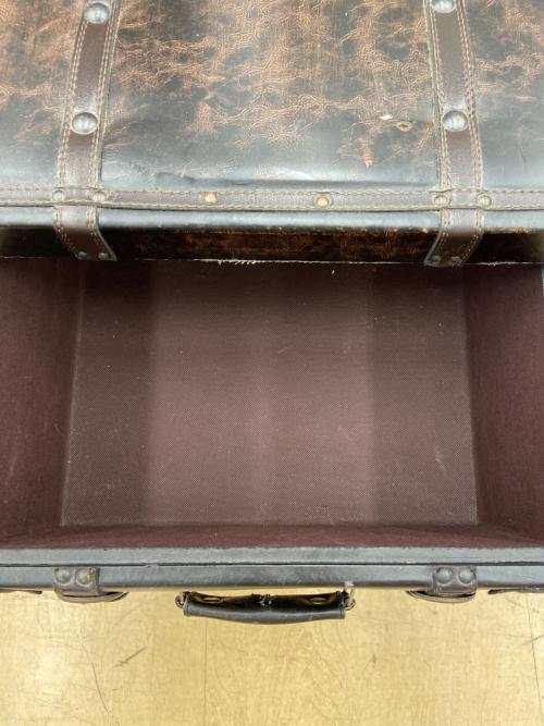 トランク型3段チェスト ブラウン