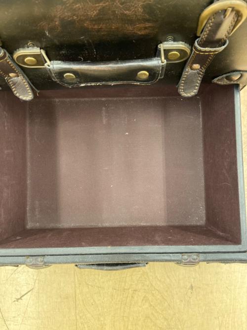 トランク型3段チェスト ブラウン