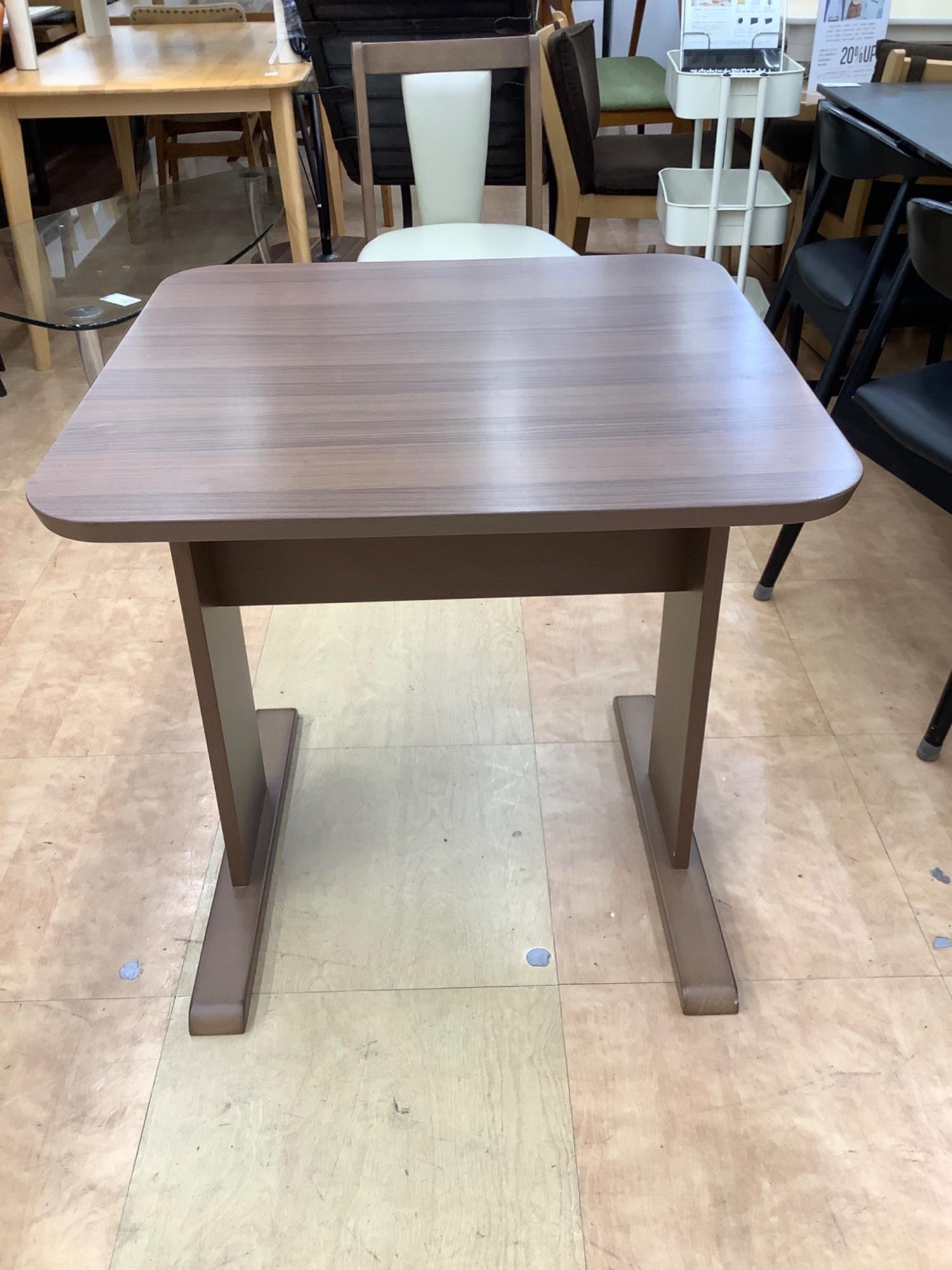 ダイニング3点セット ニトリ リック ﾌﾞﾗｳﾝ