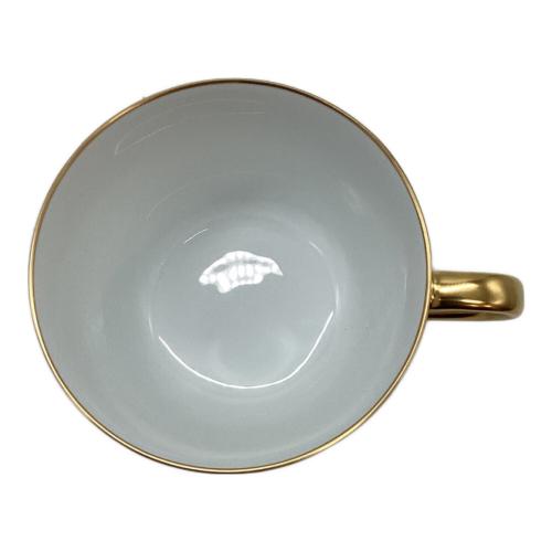 大倉陶園 (オオクラトウエン) カップ・プレート・エッグスタンドセット ゴールドライン 2Pセット