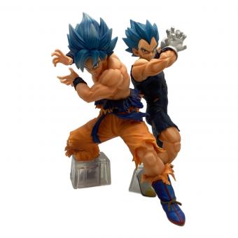 BANDAI (バンダイ) フィギュア ドラゴンボール VSオムニバス超 A賞 超サイヤ人ゴッド超サイヤ人孫悟空&超サイヤ人ゴッド超サイヤ人ベジータ 一番くじ