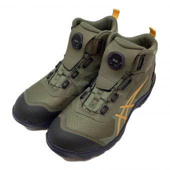 asics (アシックス) 安全靴 メンズ SIZE 27.5cm カーキ GORE-TEX 1273A084 ウィンジョブ