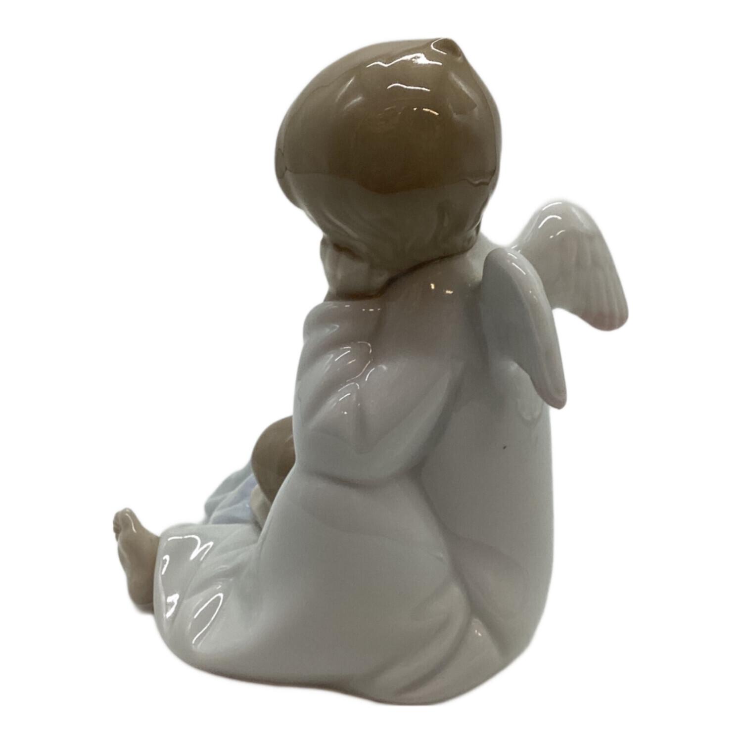 リヤドロ 守ってあげるよ 男の子 天使 ブルー LLADRO（リヤドロ） 守っ