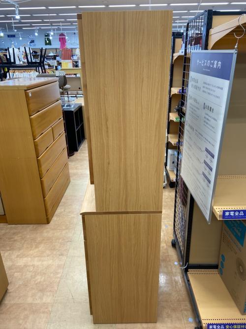 ニトリ 食器棚 ナチュラル 380 2枚扉 引出② アルナス3 70