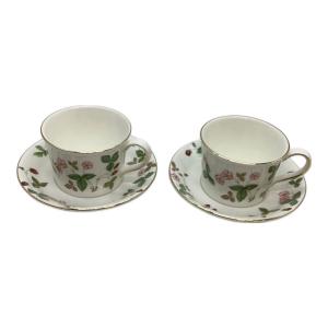 Wedgwood (ウェッジウッド) ティーカップ&ソーサー ワイルドストロベリー 2Pセット