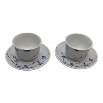 ROYAL COPENHAGEN (ロイヤル・コペンハーゲン) ティーセット ブルーパルメッテ 2Pセット