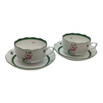 Herend (ヘレンド) カップ&ソーサー ウィーンのバラ 2Pセット