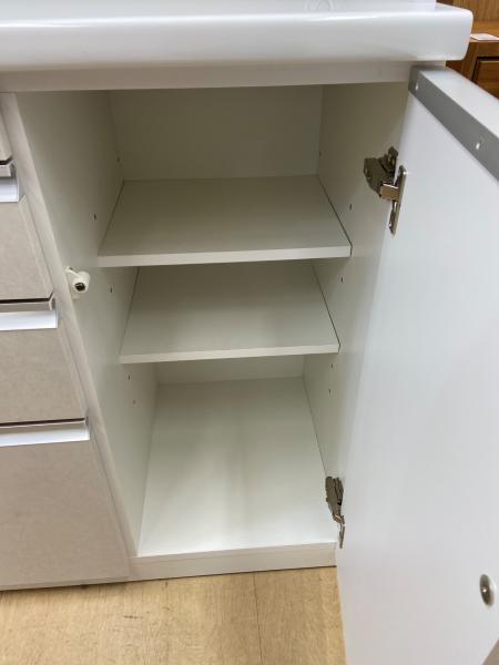 ☆松田家具　レンジボード　ブランカ　ホワイト　幅120cm 241119060.jpg