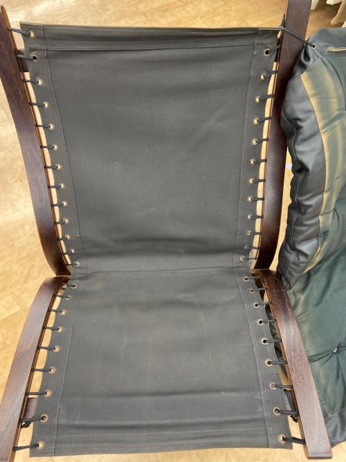 WESTNOFA FURNITURE ローバックチェア ブラック×ブラウン イングマール・レリング   192 レザー SIESTA