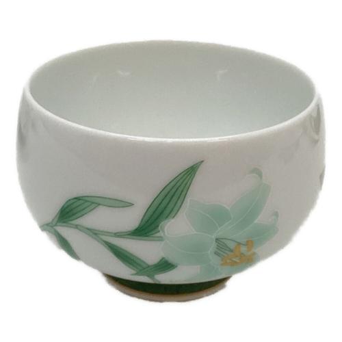 香蘭社 (コウランシャ) 蓋付湯呑揃え 三姉妹（桜・牡丹・百合）