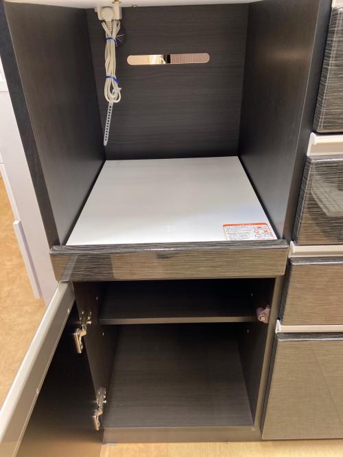 ニトリ レンジボード ブラック フルオープン モイス加工 ソフトクローズ ポスティア