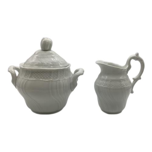 RICHARD GINORI (リチャードジノリ) シュガーポット&クリーマー ベッキオ・ホワイト