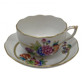 Herend (ヘレンド) カップ&ソーサー ▲ ヴィクトリアゴールド