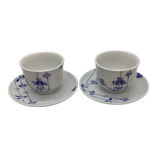 ROYAL COPENHAGEN (ロイヤル・コペンハーゲン) ティーセット ▲ ブルーパルメッテ 2Pセット