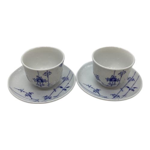 ROYAL COPENHAGEN (ロイヤル・コペンハーゲン) ティーセット ▲ ブルーパルメッテ 2Pセット