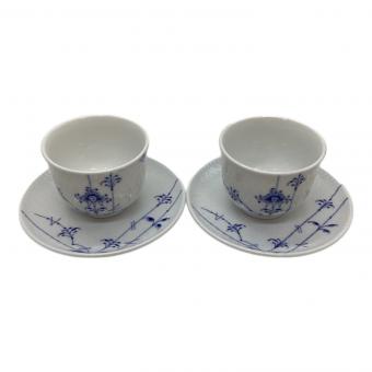 ROYAL COPENHAGEN (ロイヤル・コペンハーゲン) ティーセット ▲ ブルーパルメッテ 2Pセット