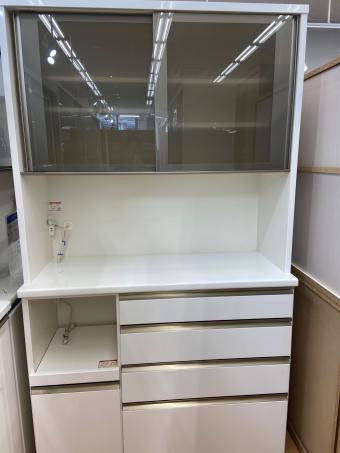 松田家具 (マツダカグ) レンジボード ホワイト