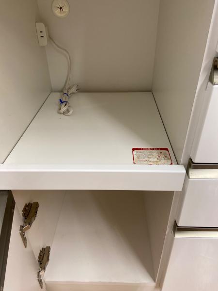 ☆松田家具レンジボードブランカホワイト幅120cm