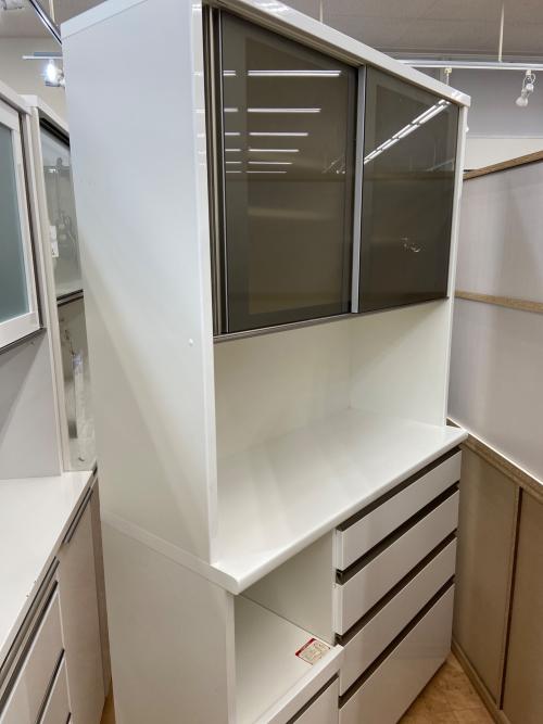 松田家具 (マツダカグ) レンジボード ホワイト