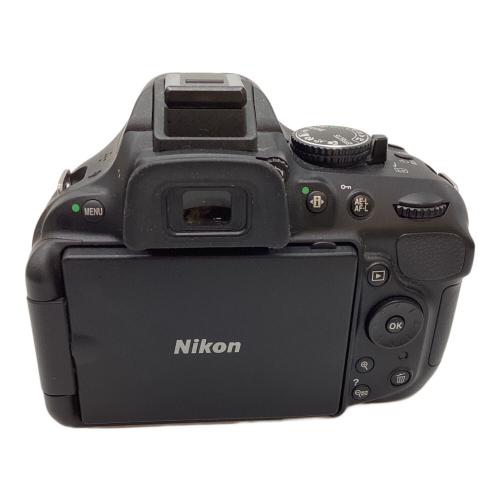 Nikon (ニコン) 一眼レフカメラ ダブルズームキット D5200 2471万画素(総画素) APS-C 23.5mm×15.6mm CMOS 専用電池 SD/HC/XDカード対応 標準：ISO100～6400 1/4000～30秒