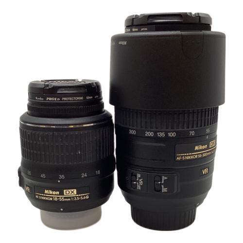 Nikon (ニコン) 一眼レフカメラ ダブルズームキット D5200 2471万画素(総画素) APS-C 23.5mm×15.6mm CMOS 専用電池 SD/HC/XDカード対応 標準：ISO100～6400 1/4000～30秒