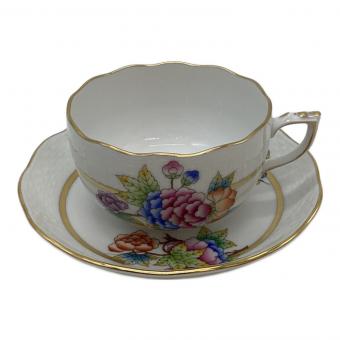 Herend (ヘレンド) カップ&ソーサー ▲ ヴィクトリアゴールド