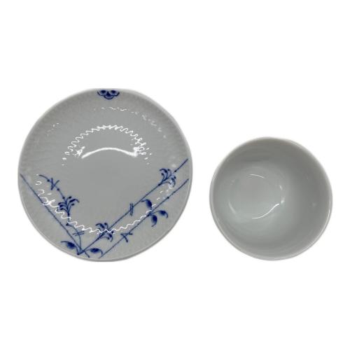 ROYAL COPENHAGEN (ロイヤル・コペンハーゲン) ティーセット ▲ ブルーパルメッテ 2Pセット