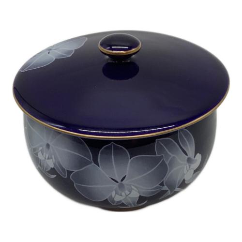 香蘭社 (コウランシャ) 茶器揃え ルリ胡蝶蘭 急須1・湯呑み5セット