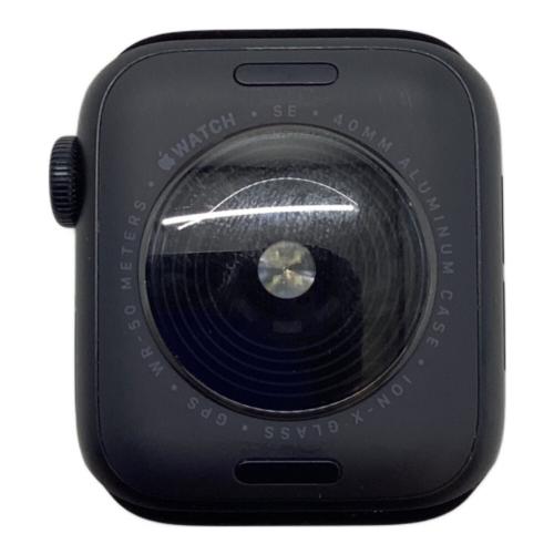 Apple (アップル) Apple Watch SE(第二世代) MXE93J/A GPSモデル ケースサイズ:40㎜ 〇 程度:Bランク M67TTQ02QT