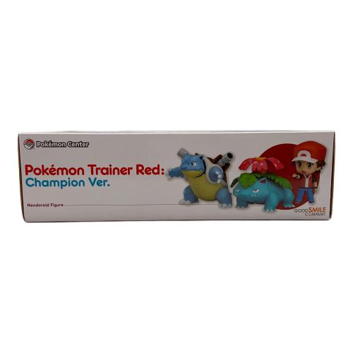 Pokemon Center (ポケモンセンター) フィギュア 海外限定/開封済み現状販売 トレーナーレッド/チャンピオンバージョン ねんどろいど