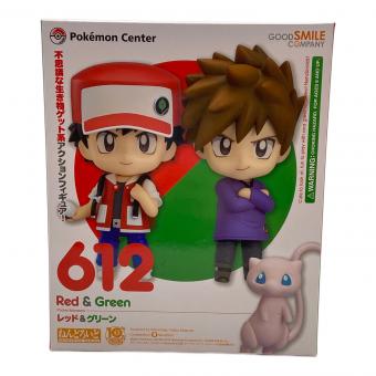 Pokemon Center (ポケモンセンター) フィギュア 開封済み現状販売 ポケットモンスター ファイアレッド/リーフグリーン レッド ねんどろいど