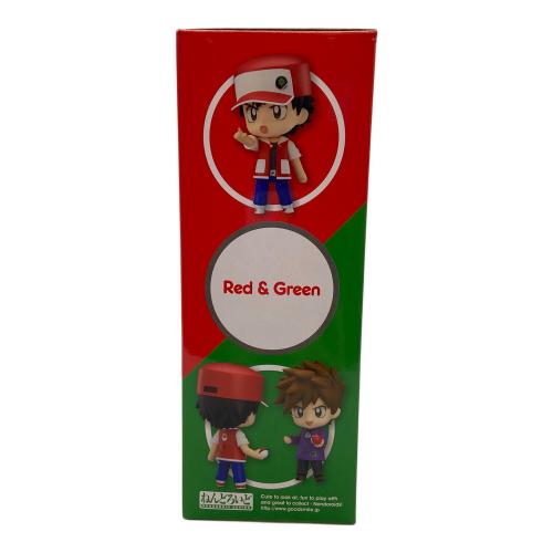 Pokemon Center (ポケモンセンター) フィギュア 開封済み現状販売 ポケットモンスター ファイアレッド/リーフグリーン レッド ねんどろいど