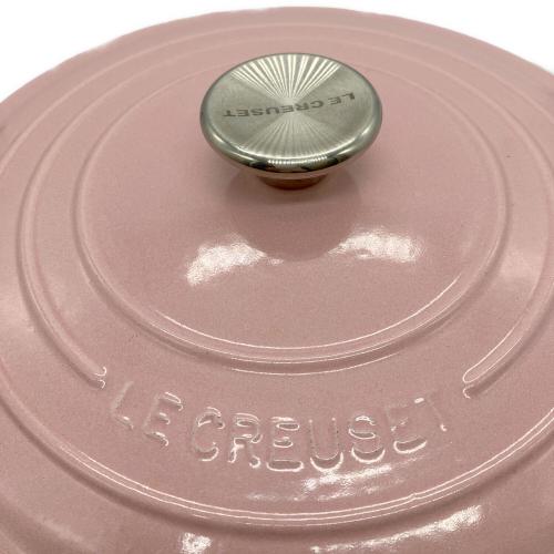 LE CREUSET (ルクルーゼ) 両手鍋 ピンク