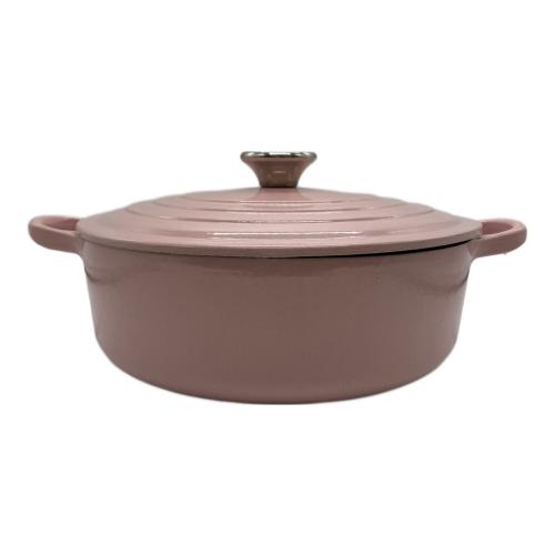 LE CREUSET (ルクルーゼ) 両手鍋 ピンク