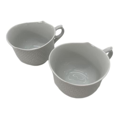 Meissen (マイセン) マグカップ ▲ 波の戯れホワイト 2Pセット