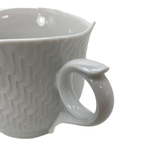 Meissen (マイセン) マグカップ ▲ 波の戯れホワイト 2Pセット